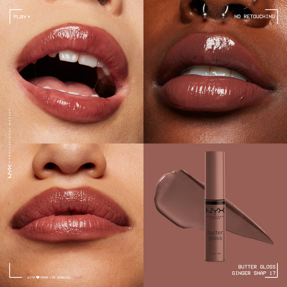 Son bóng nyx butter gloss non sticky lip gloss
