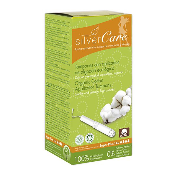 [HCM]Tampon Hữu Cơ Cotton Silvercare (6 Loại) - Leafhouse hcm