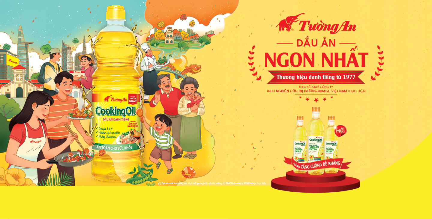 Dầu ăn Tường An chai 1 Lít,