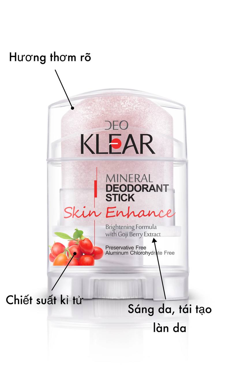 Lăn Đá Khoáng Khử Mùi Cơ Thể Deo Klear Thái Lan