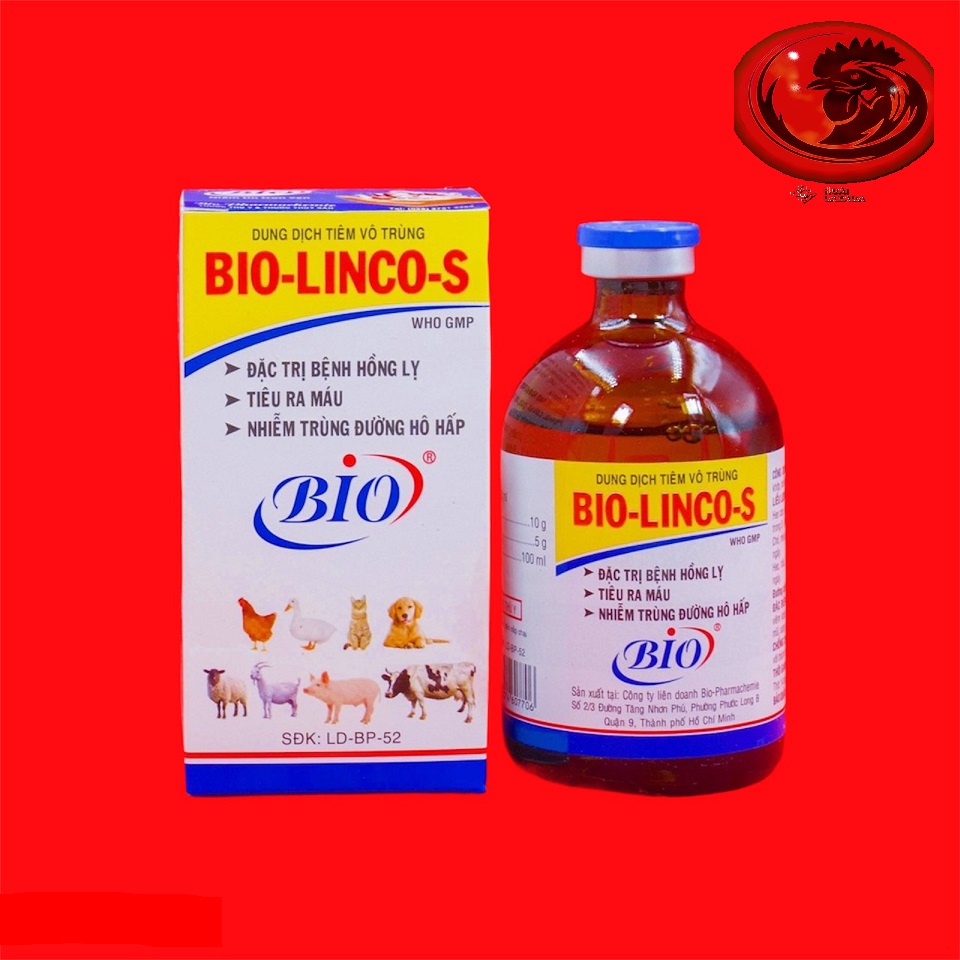 BIO Linco S khò khè cho gà đá CHAI 100ML