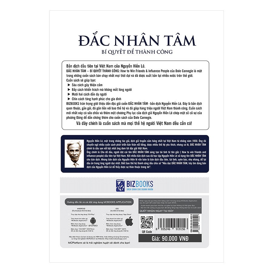 Sách - Đắc Nhân Tâm ( Nguyễn Hiến Lê) - Mhbooks