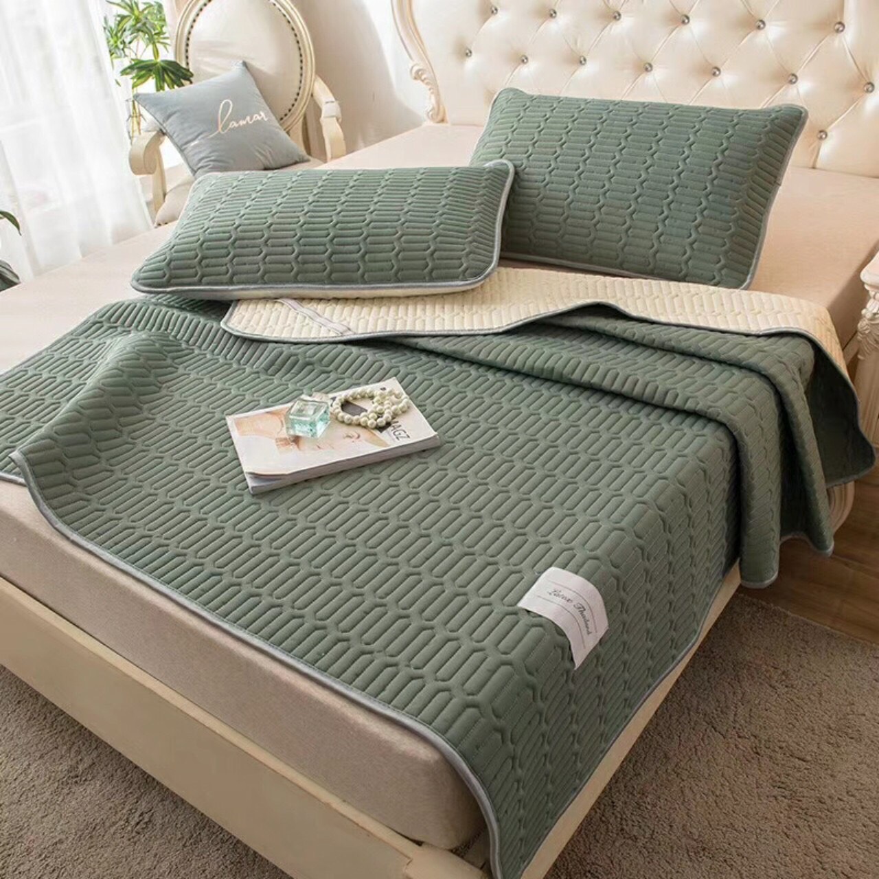 chiếu điều hòa cao su non 5d 1m8x2m