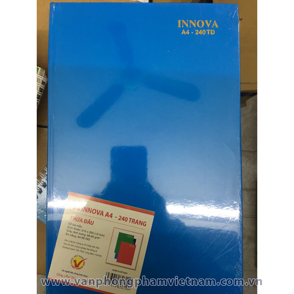 SỔ BÌA CỨNG INOVA - A4 240 TRANG