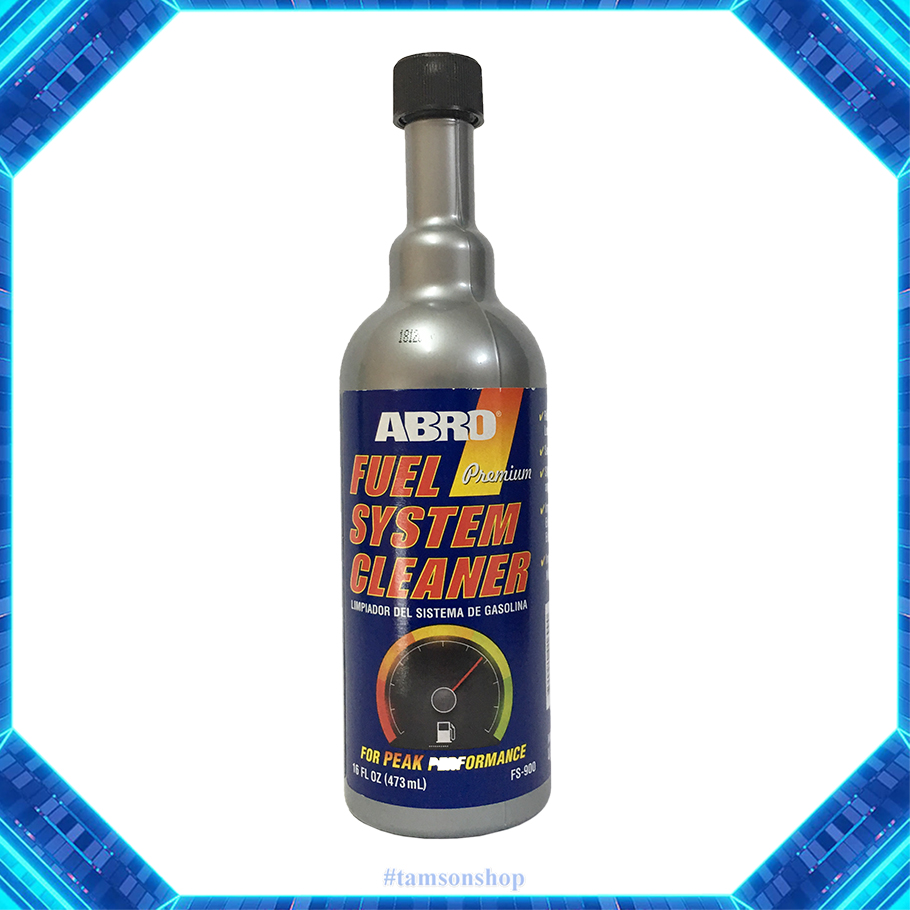 Dung môi phụ gia làm sạch động cơ chạy xăng abro 473ml