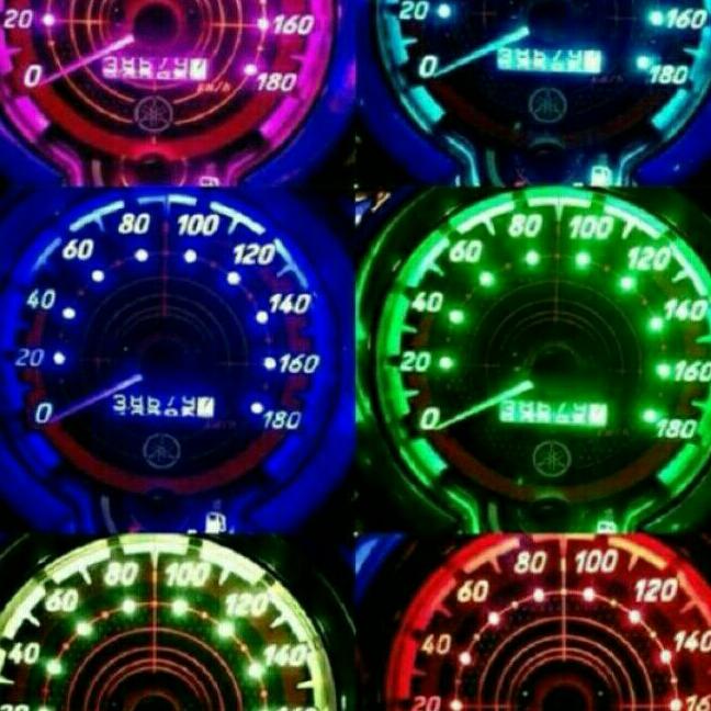 LED ĐÁ SỐ ĐỔI MÀU XE MÁY XE SỐ SIÊU ĐẸP