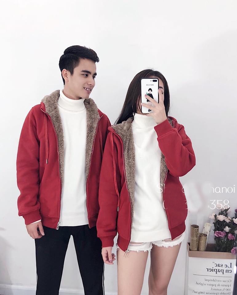 ÁO KHOÁC NỈ NAM NỮ LÓT LÔNG CAO CẤP ẤM ÁP PHONG CÁCH CẶP ĐÔI FOREVER CỰC PHẨM CỦA NĂM