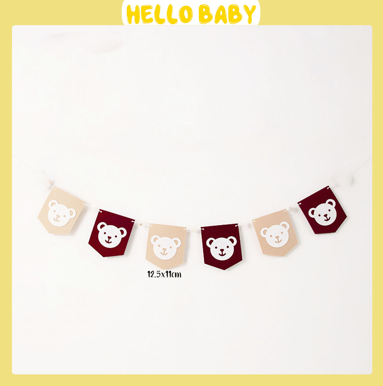 Dây chữ Happy Birthday, Số Dạ trang trí sinh nhật phong cách Hàn Quốc - HelloBaby