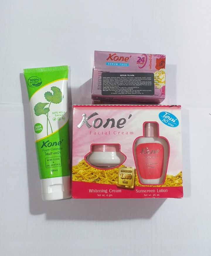 Set kem 3 món kone Thái lan dành cho da nám (kem. serum, srm)