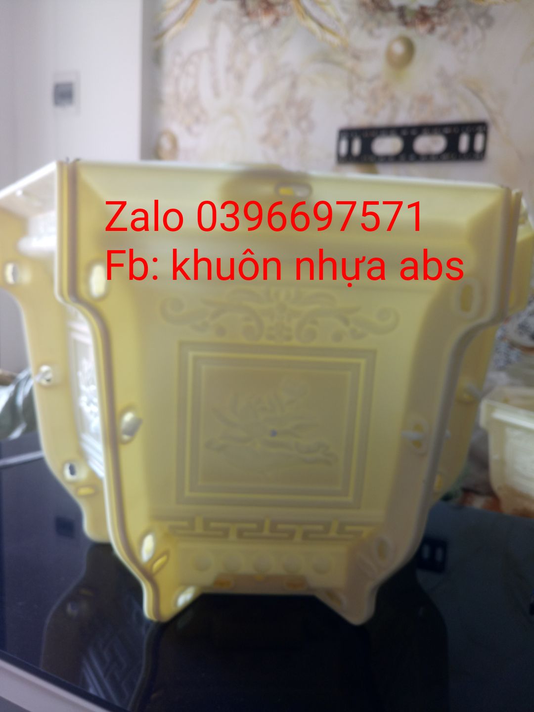 khuôn đúc chậu lục giác(hoa sen) 38 cm