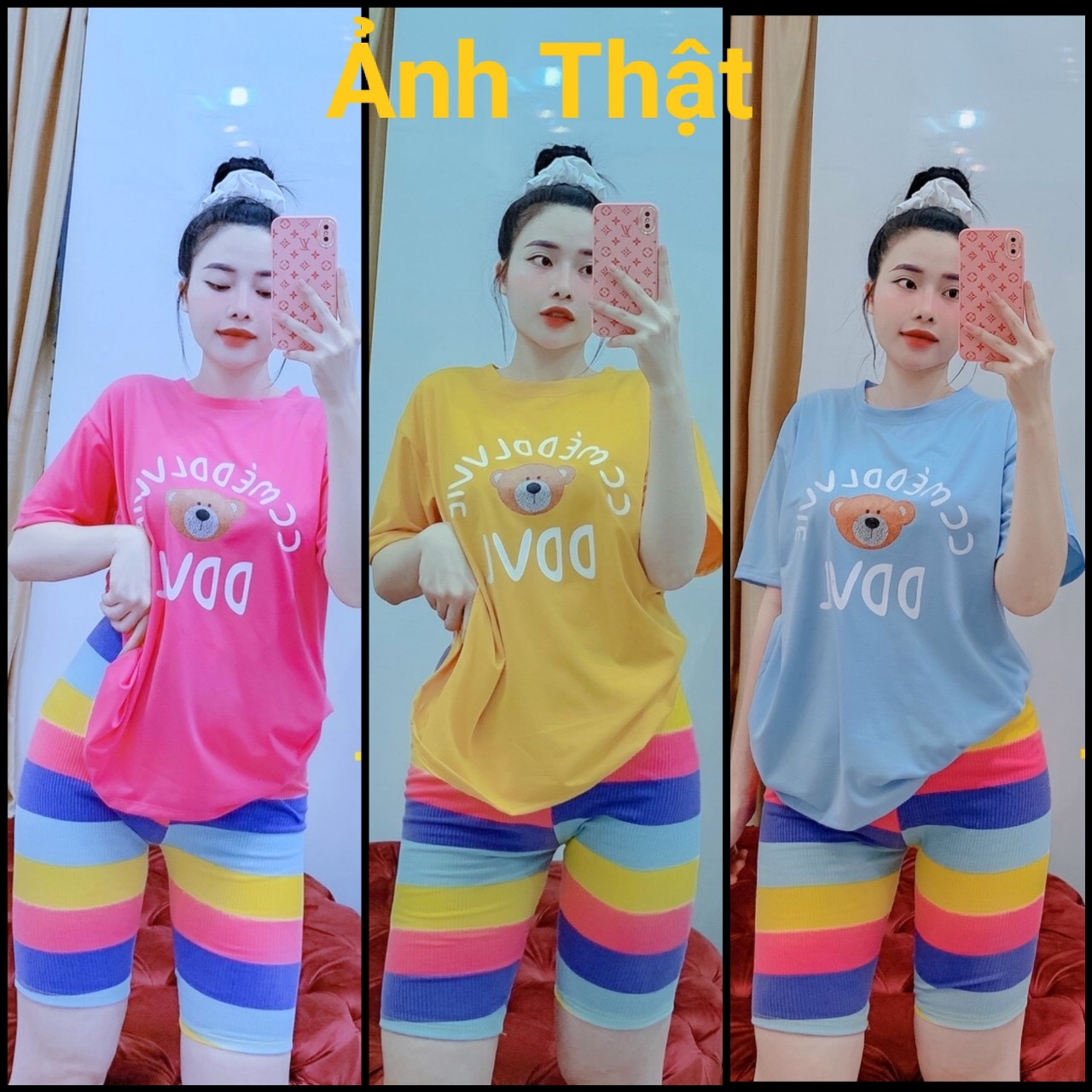 Bộ nữ ngố lửng gấu hót hít chất đẹp.