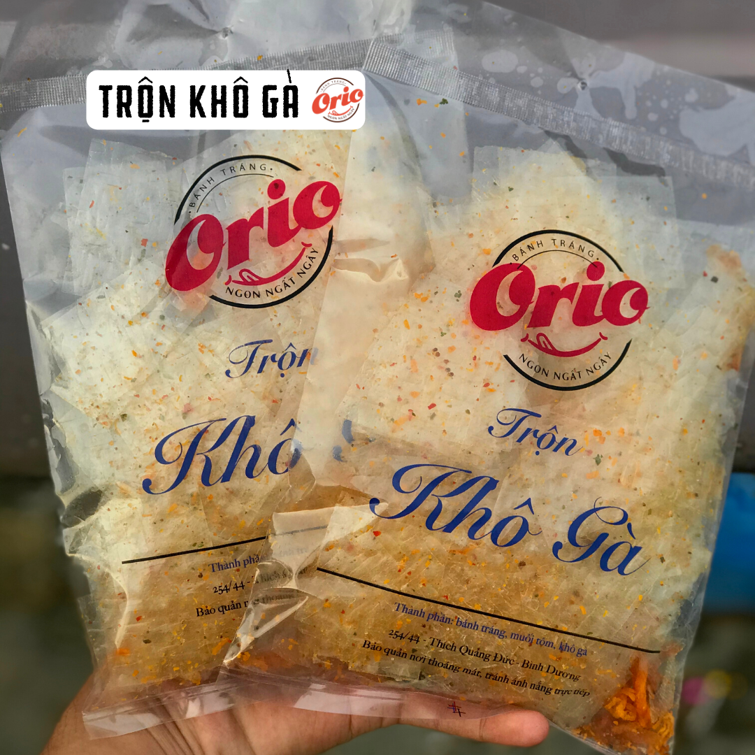 Bánh Tráng ORIO Trộn Sẵn Khô Gà