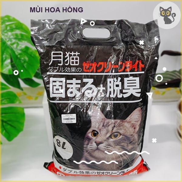Cát Vệ Sinh cho Mèo - Cát Nhật Đen 8L