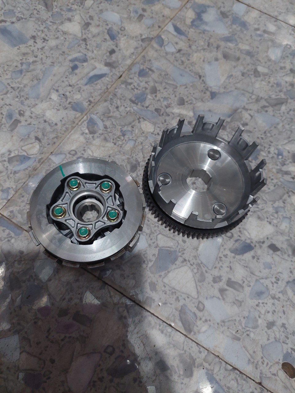 bộ nồi 7 lá to xe 3 bánh