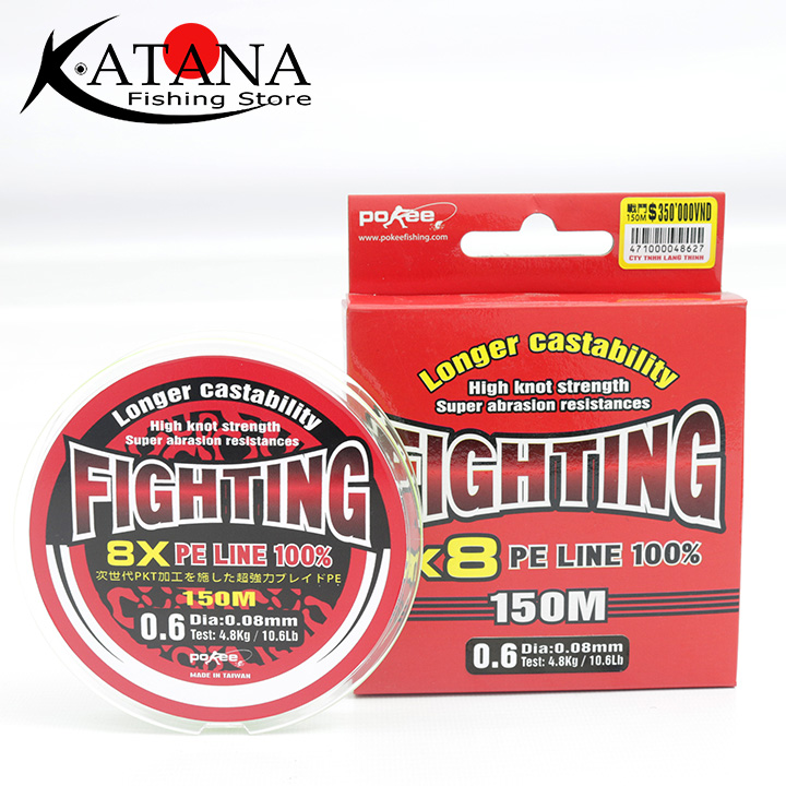 [HCM]Dây PE Pokee Fighting x8 - Made in Taiwan