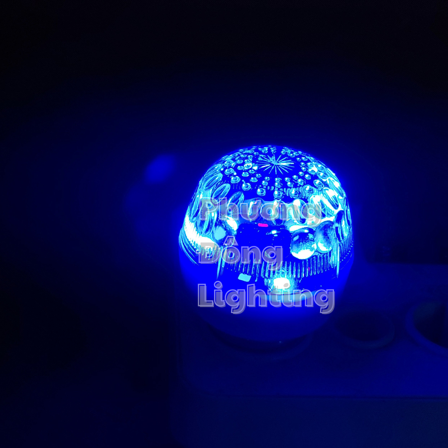 Bóng LED Chanh tròn đổi 7 màu đuôi E27