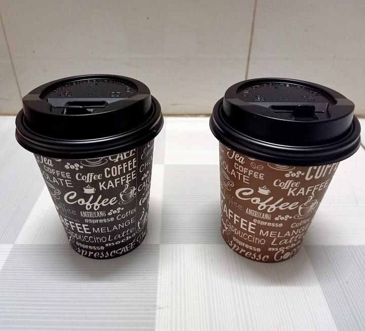 Ly Giấy Cafe 275ml + Nắp ( 10 cái/dây)