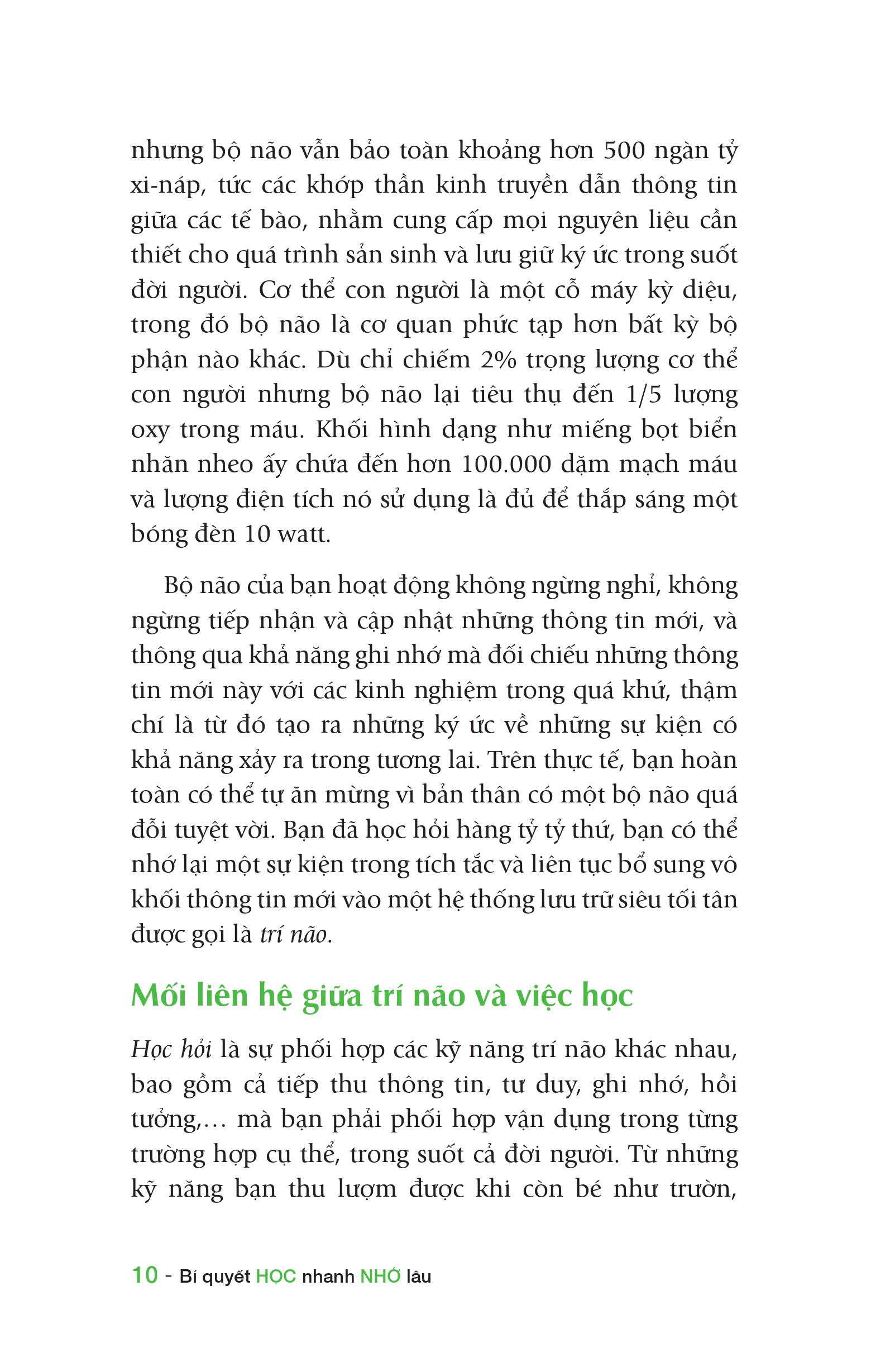 Sách - Bí Quyết Học Nhanh Nhớ Lâu (FN)