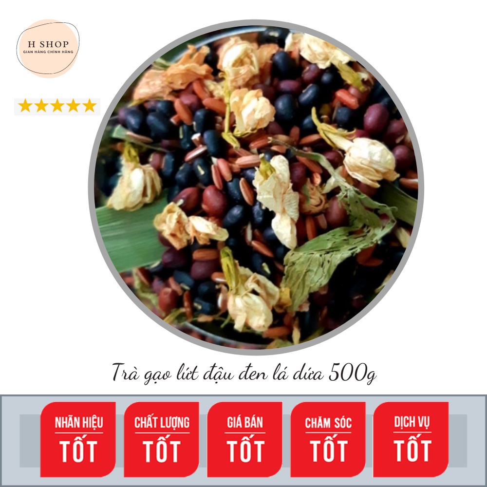 Brown rice tea black beans Green Heart leaf Jasmine pineapple package 500g