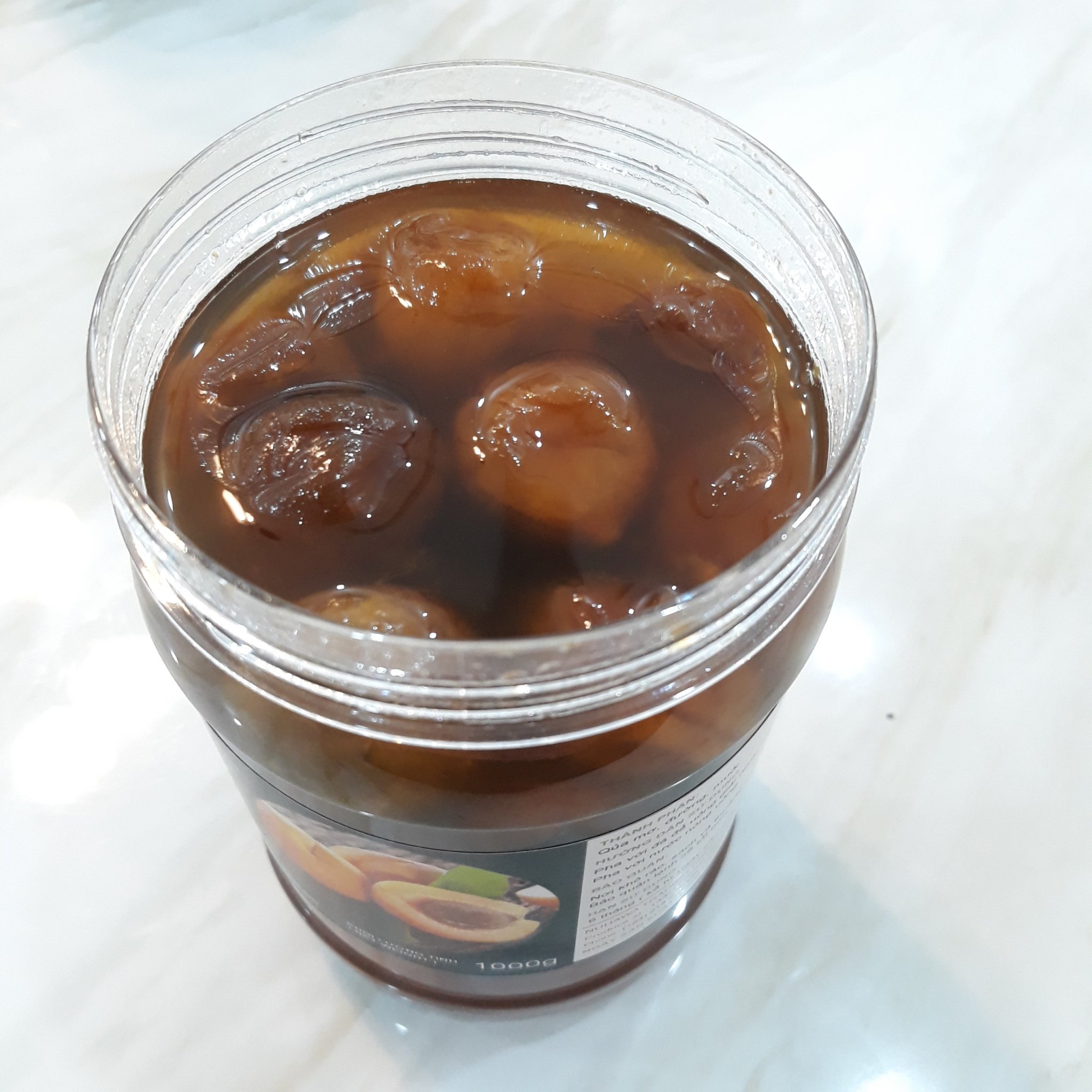 Mơ ngâm đường hộp 1kg