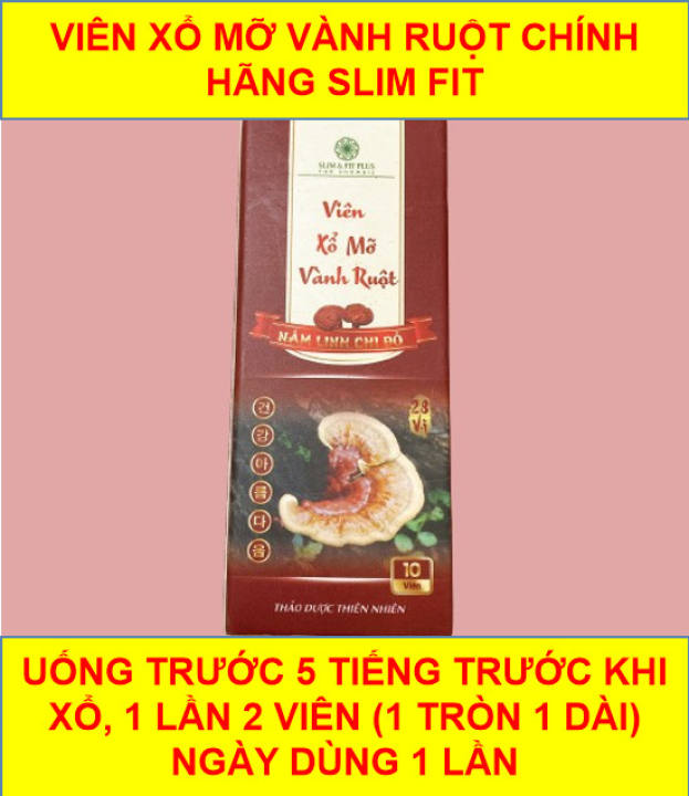Viên Xổ Mỡ Vành Ruột – linh chi đỏ