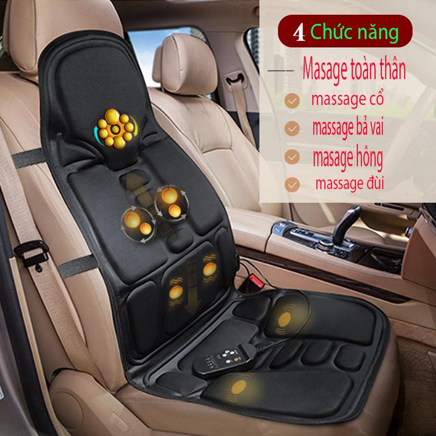 (Lỗi 1 Đổi 1) Đệm ghế massage toàn thân  nệm ghế massage cao cấp dùng trên ghế ô tô