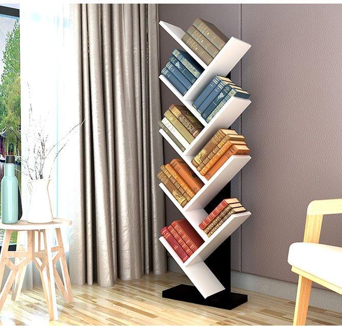 Kệ Sách Hình Cây GP03 HUCHU bằng gỗ mdf phủ min