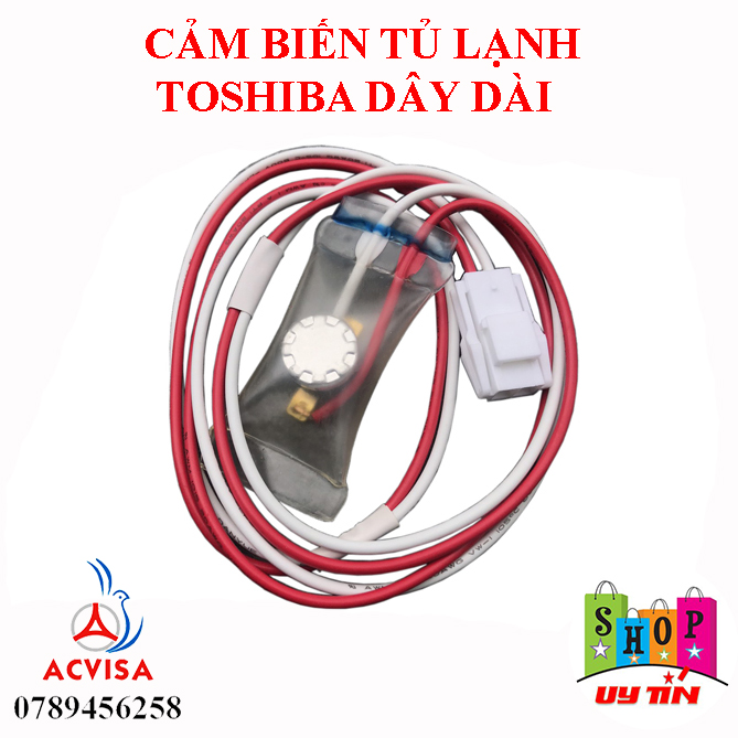Cảm Biến Nhiệt Độ Âm (Sò Lạnh) Tủ Lạnh Toshiba Dây Dài