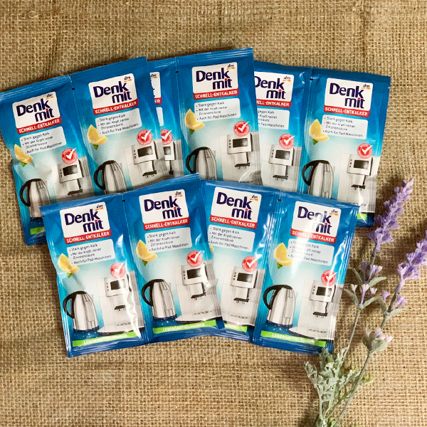 SET 2 GÓI BỘT TẨY CẶN CANXI CHO ẤM SIÊU TỐC, MÁY PHA CÀ PHÊ DENKMIT ( set 2 gói x25gr) NHẬP KHẨU ĐỨC