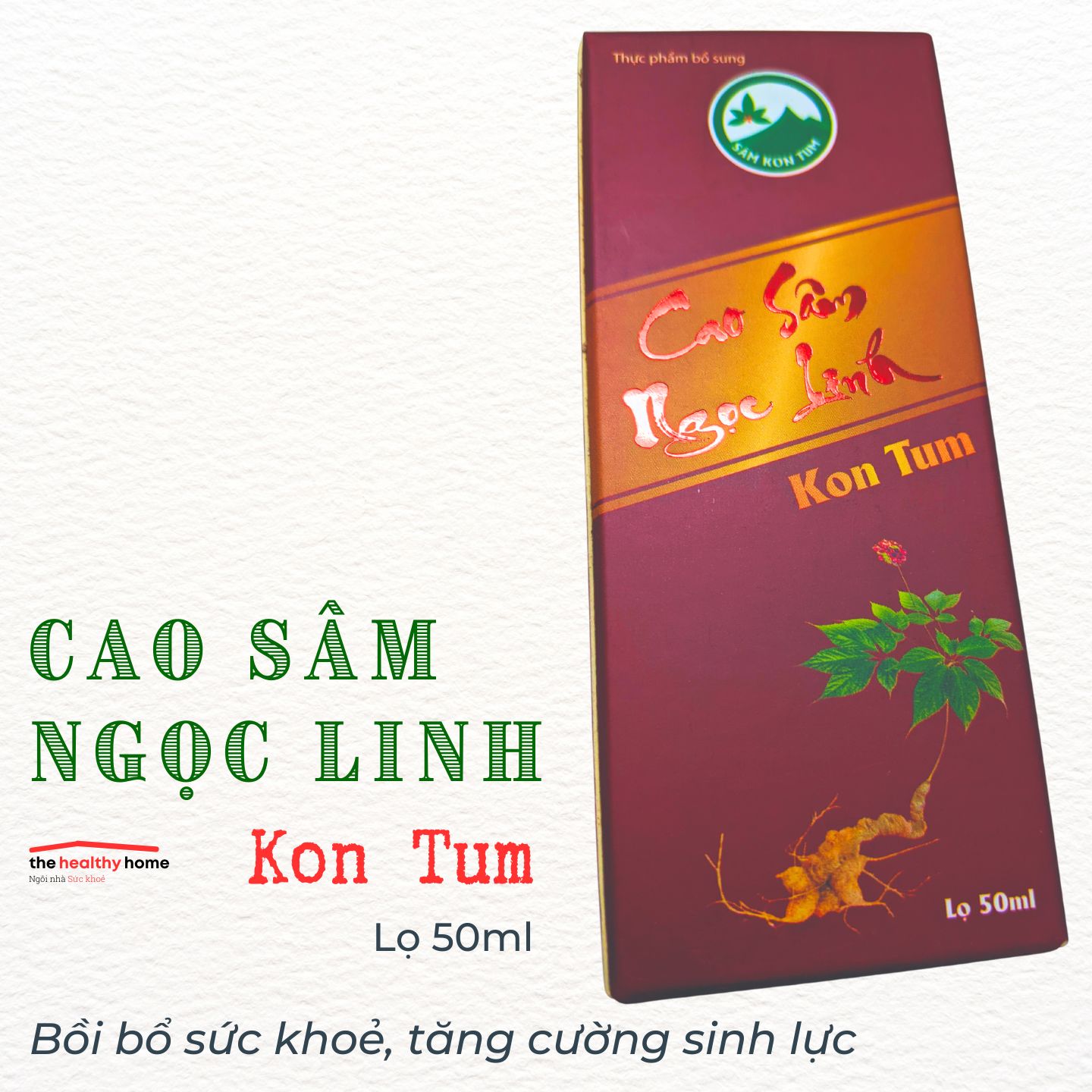 NgocLinh's Ginseng Energy Drink (50ml sirup bottle)