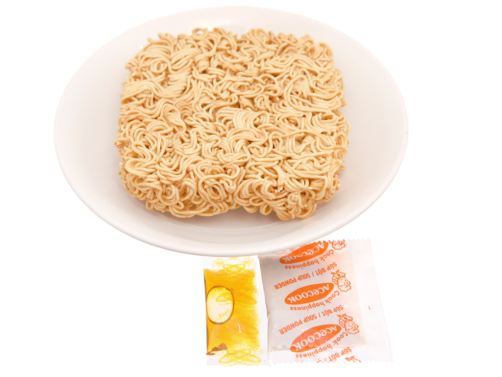 Thùng 30 gói mì Hảo 100 vị tôm chua cay 65g