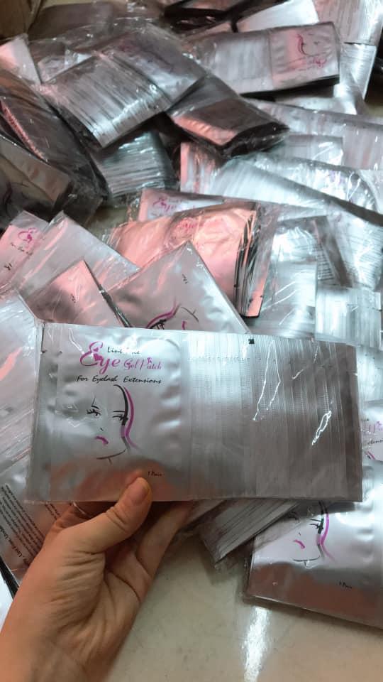 Gelpad stickers eyelash under eyelash extensions type good