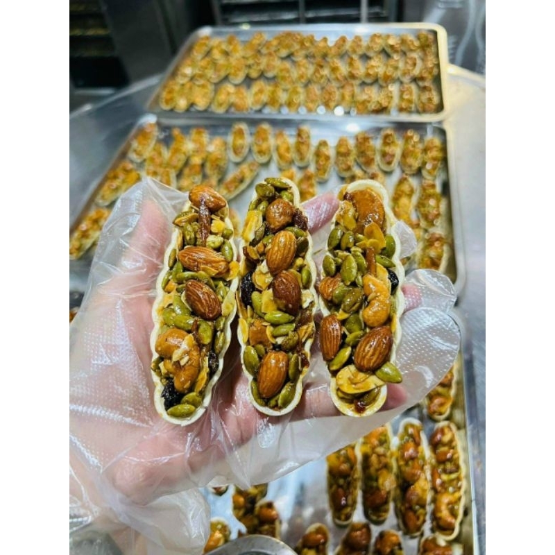 BÁNH THUYỀN MIx HẠT DINH DƯỠNG CAO CẤP ( túi zip 500g)ship hỏa tốc