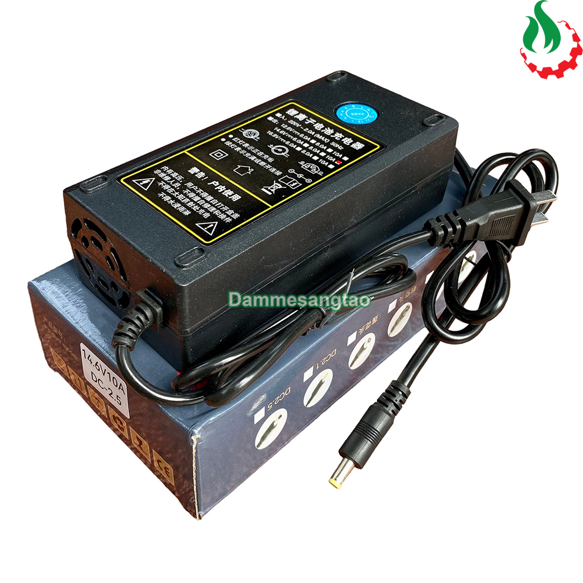 Sạc 4S 14.6V 10A dùng cho pin sắt Li-Fe 3.2V