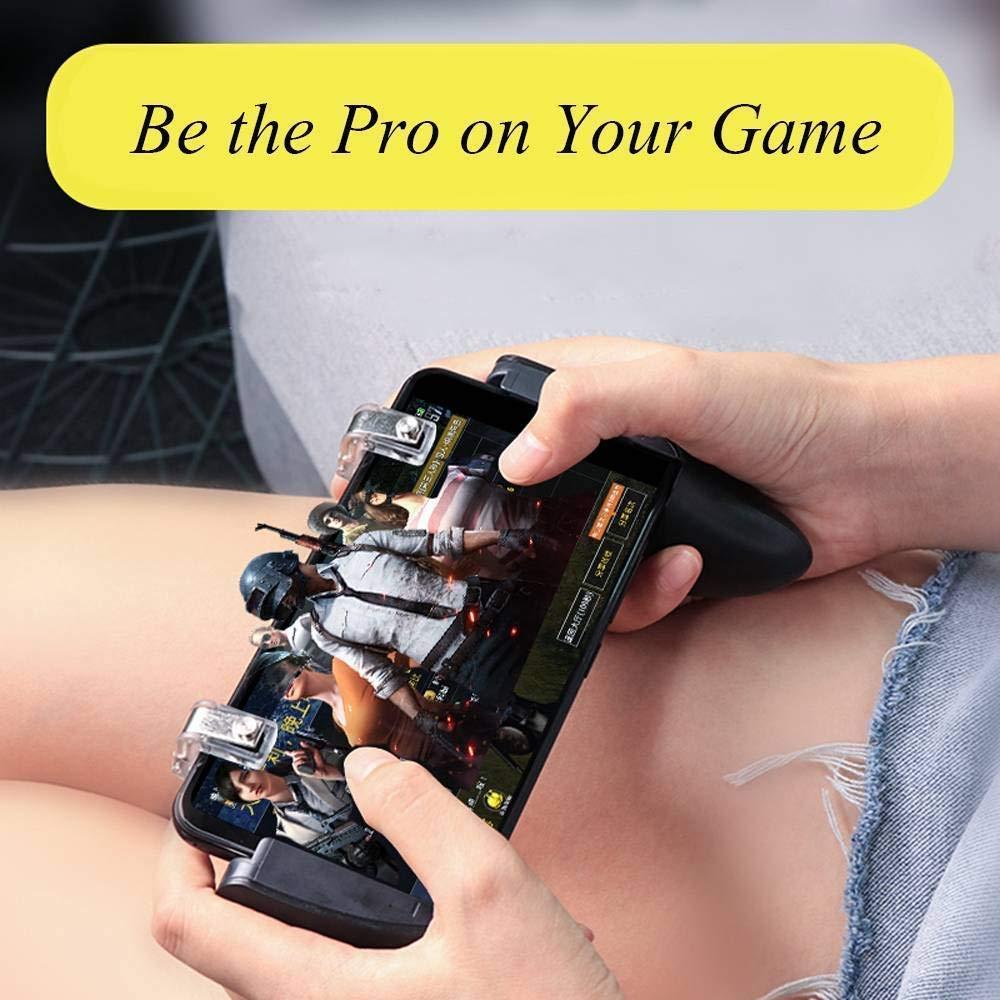 Bộ Tay Cầm Chơi Game Trứng + Bộ 2 Nút Controller Chơi Game PUBG R11