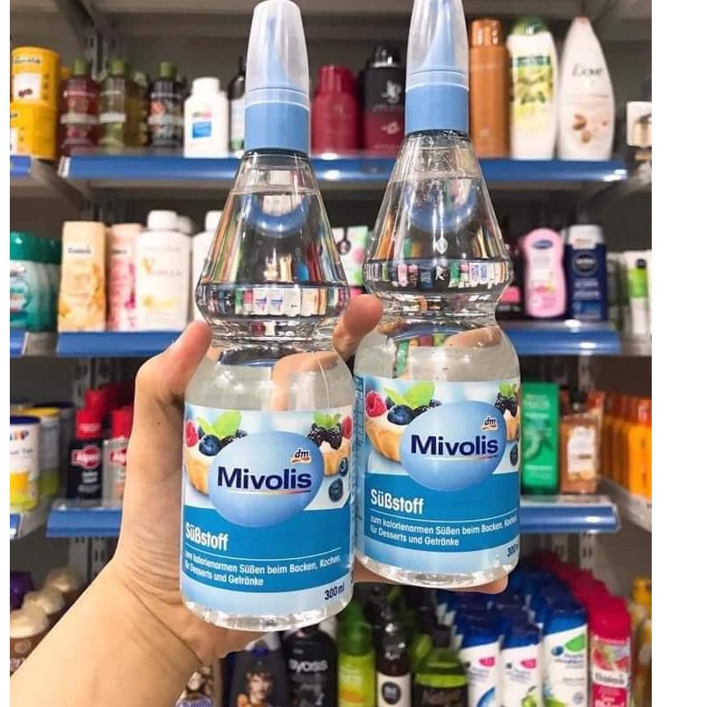 Đường ăn kiêng Mivolis dạng nước 300ml Đức