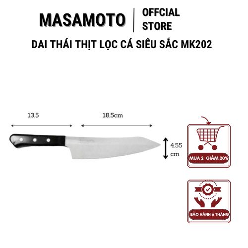 Dao thái siêu sắc Masamoto Chepf180 MK202