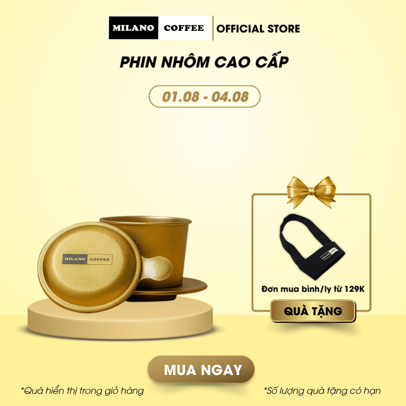 Phin pha cà phê MILANO COFFEE cao cấp dung tích 170ml