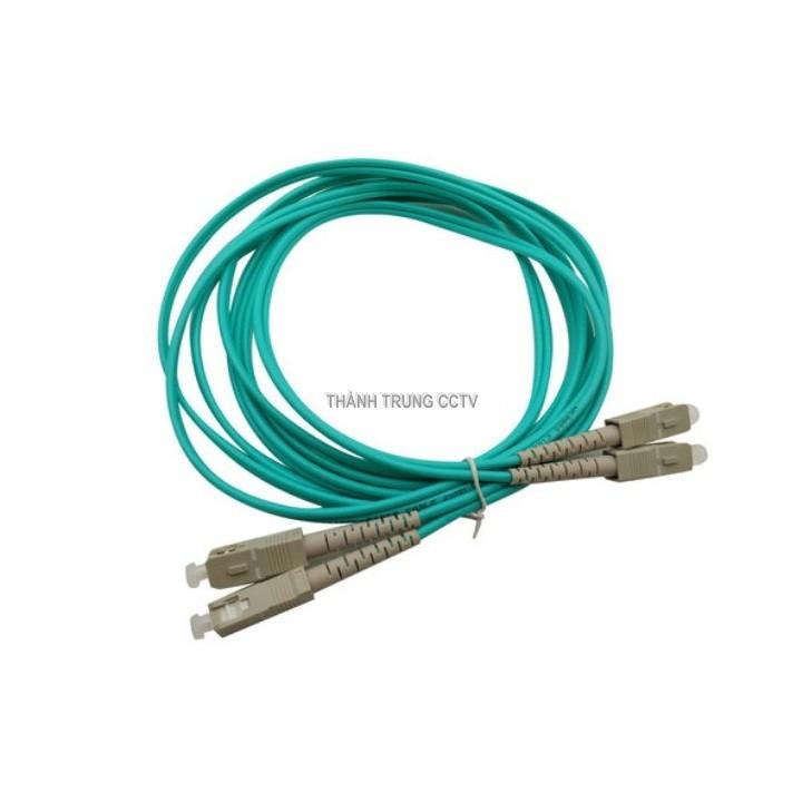 Dây nhảy quang multi mode OM3 SC duplex  3 mét