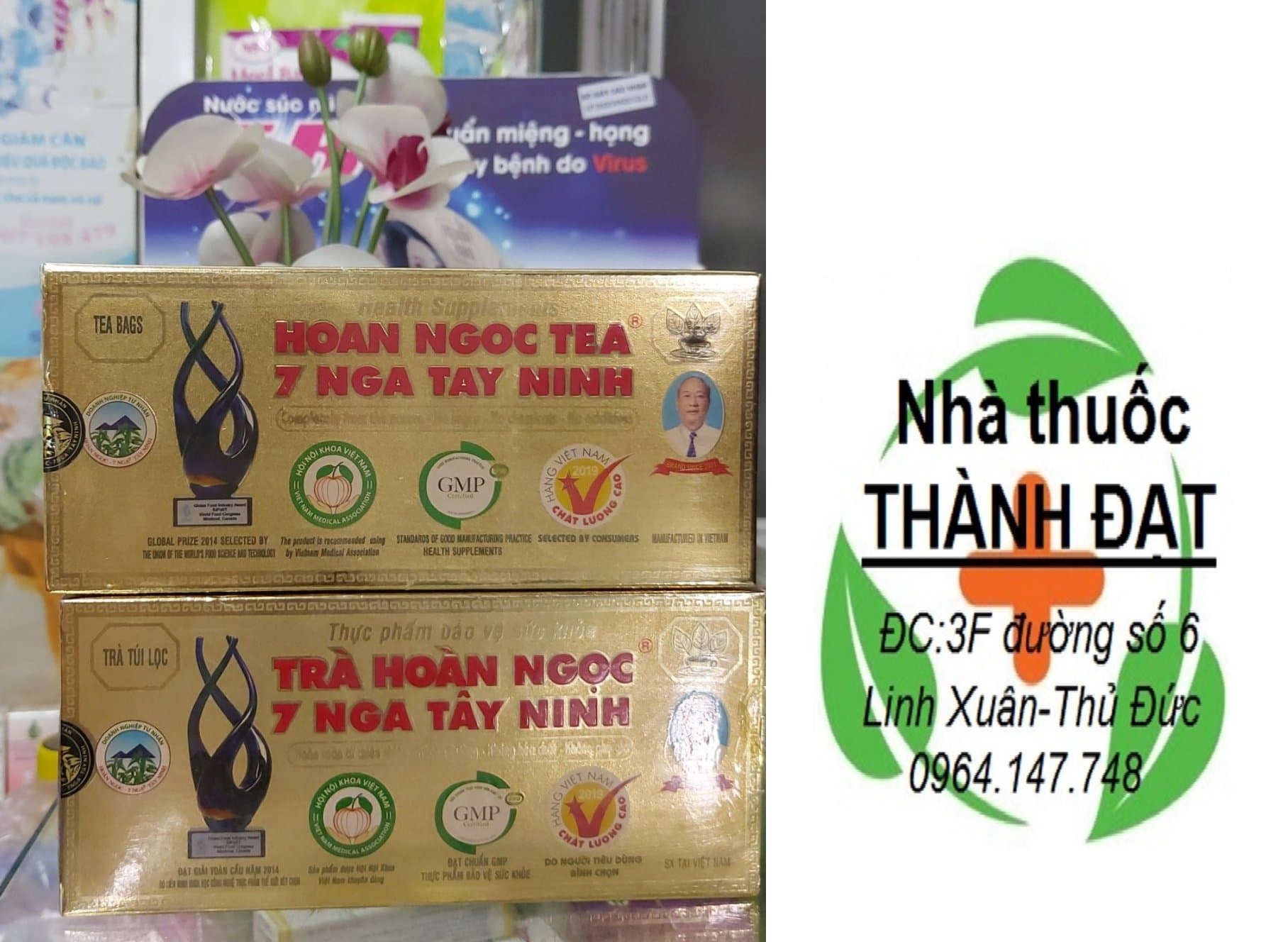 Trà hoàn ngọc 7 nga tây ninh vàng