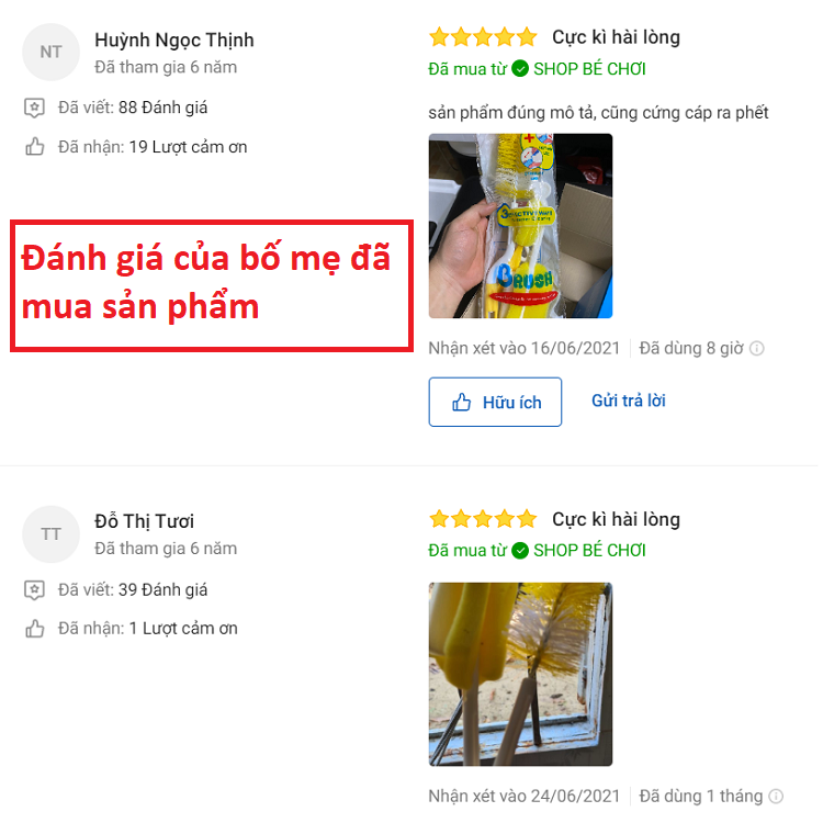 Bộ dụng cụ cọ rửa bình sữa 5 chi tiết cho bé