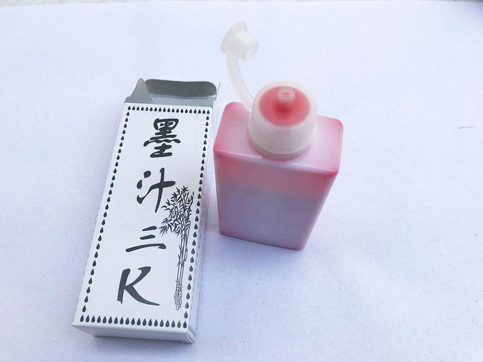 Mực Tàu thư pháp (màu đỏ) dung tích 100ml