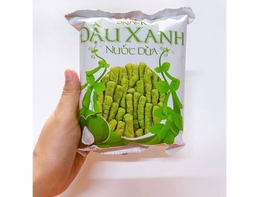 Bánh Snack Que Đậu Xanh Nước Dừa - Ăn Cực Ngon 5 Gói