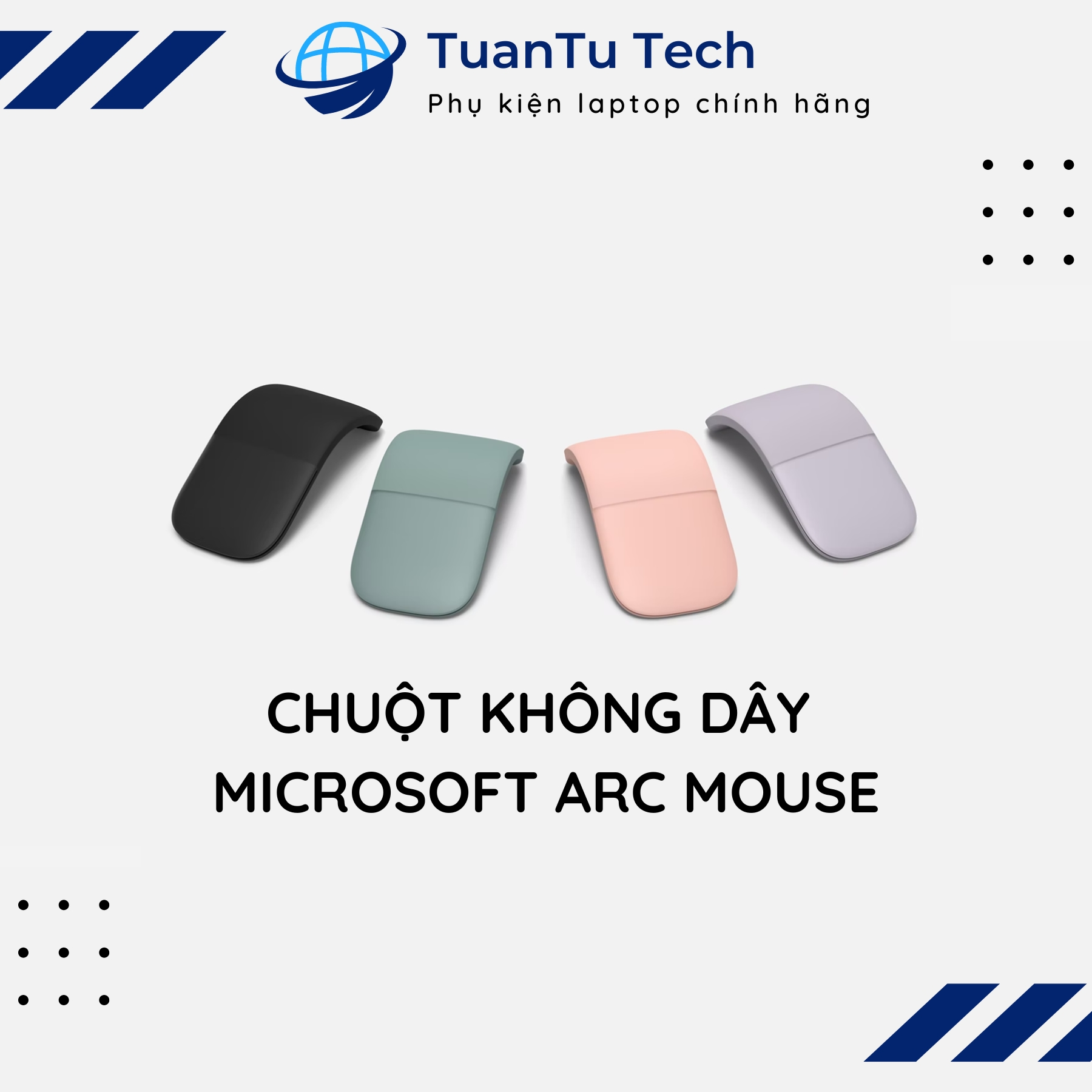 [CHÍNH HÃNG] Chuột không dây Microsoft Surface Arce Mouse 2017 chuột bluetooth microsoft phụ kiện surface