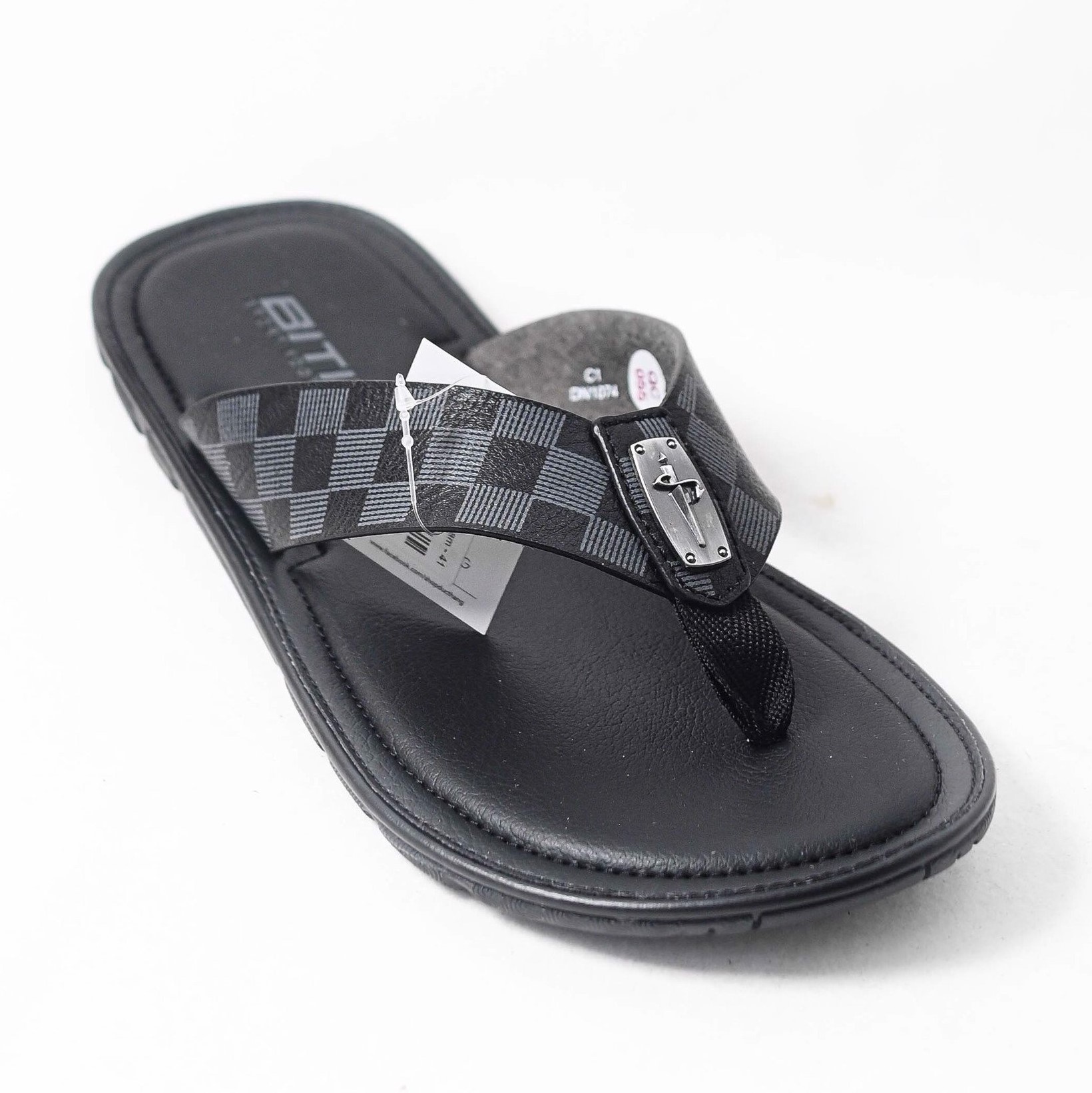 [Hoàn Xu] [SIÊU SALE] DÉP QUAI KẸP NAM BITI'S XỎ NGÓN DA SI DTM021200 (ĐEN + NÂU) - BITIS