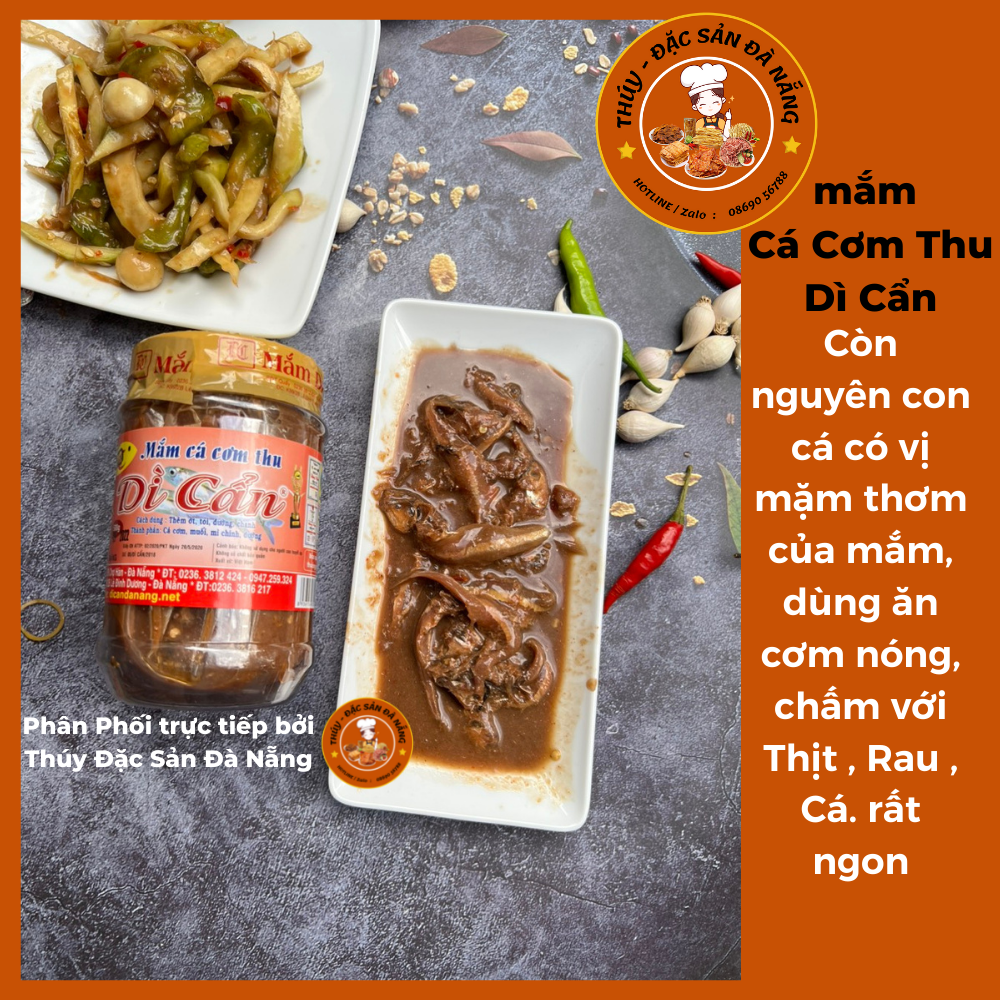 Mắm Cá Cơm Dì Cẩn 500Gr - Đặc Sản Đà Nẵng