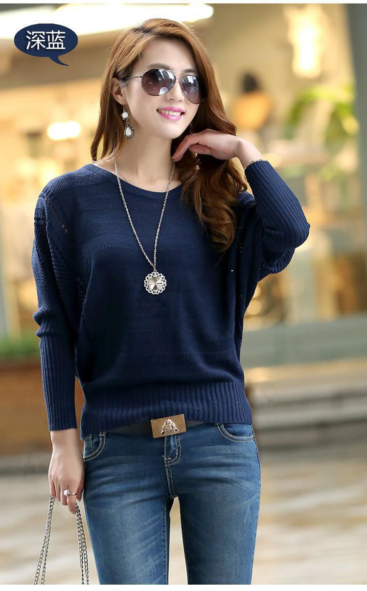 Áo len nữ phong cách Hàn kiểu cánh dơi AL04
