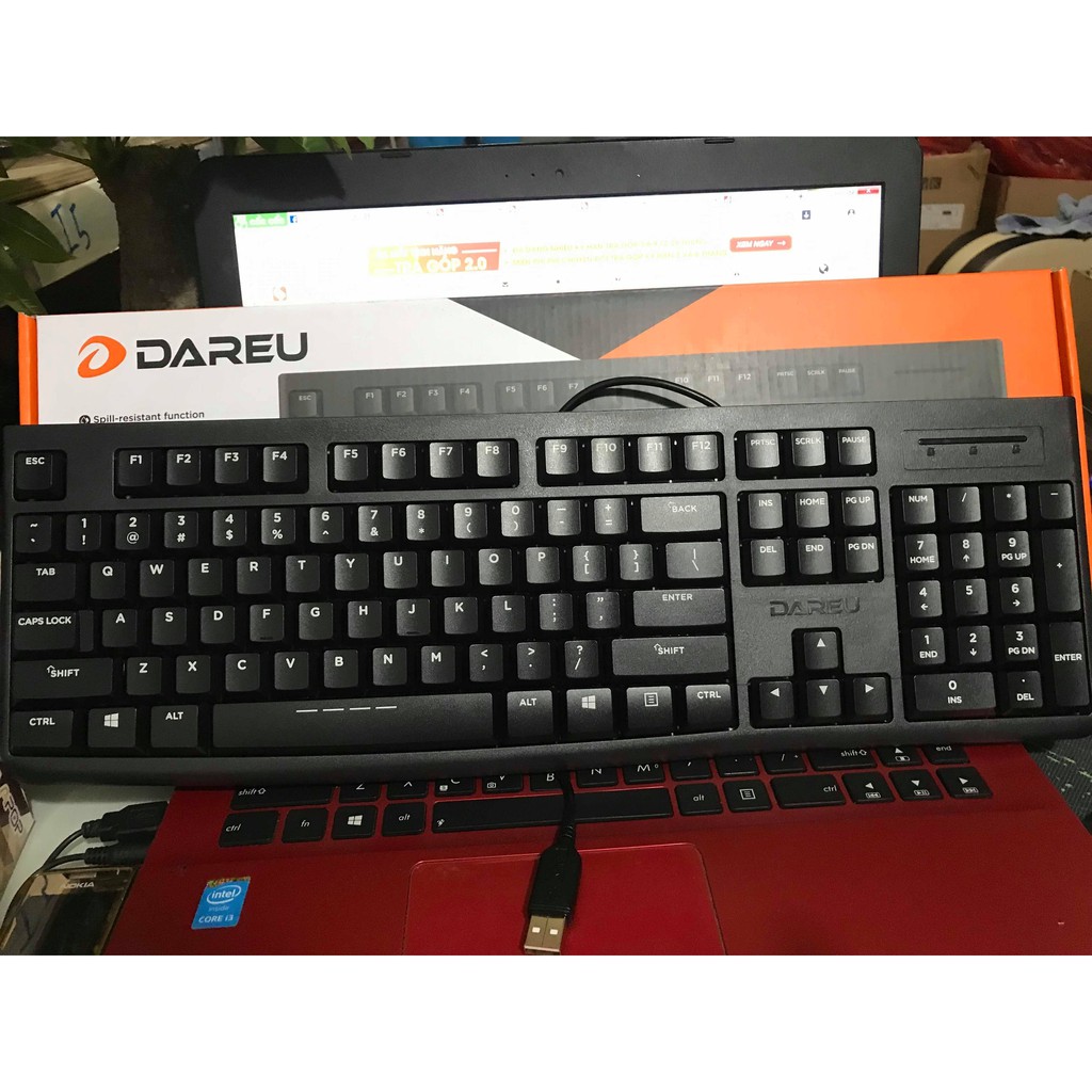 Bàn phím DARE-U LK185 (màu đen)