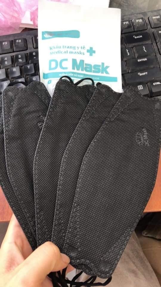 (Gói 10 Cái) Khẩu Trang 4D Hãng DC Mask Kiểu Dáng KF94 Hàn Quốc