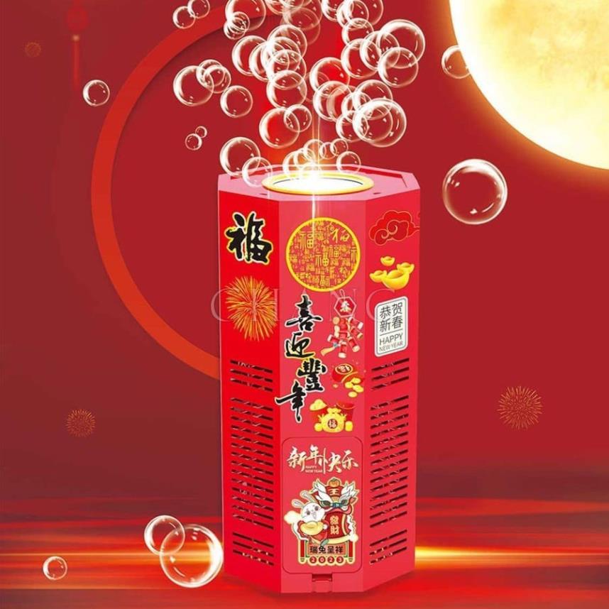 Fireworks bubble maker Music bubble sprayer 16 holes automatic led bubble blowing machine-happy home 4U